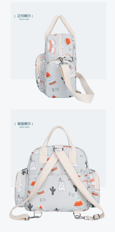 Mommy Bag Small 2020 New Fashion Túi cho bà mẹ và em bé Xách tay nhẹ Ba lô Ba lô Đi chơi Túi mẹ Không thấm nước - Túi / túi Baby