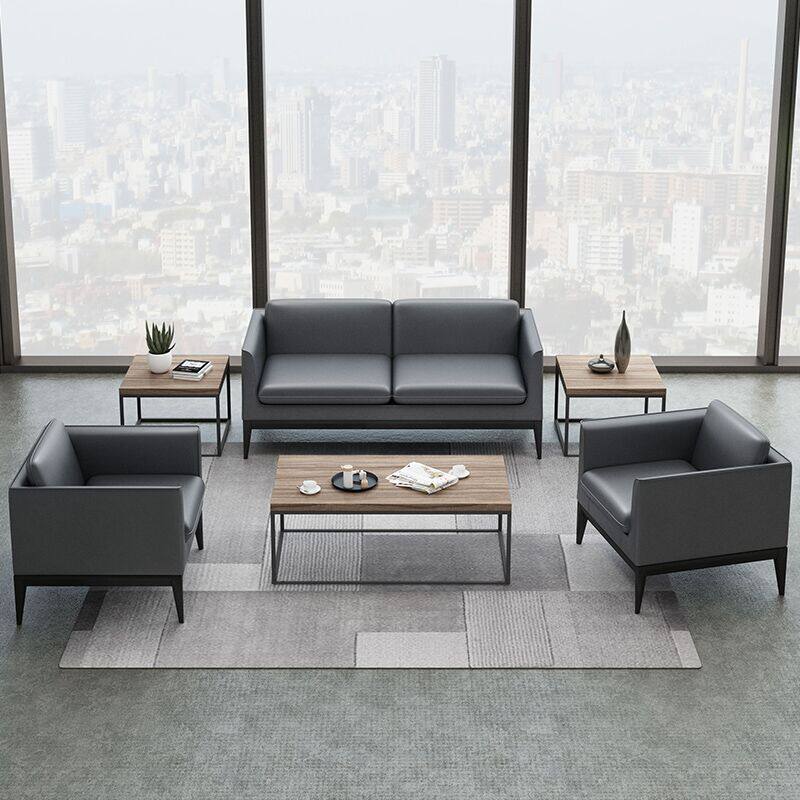 Chengdu Simple Office Sofa Business Association Guests Single Sofa Sippe Three-Person Sofa Couple Couple Couple