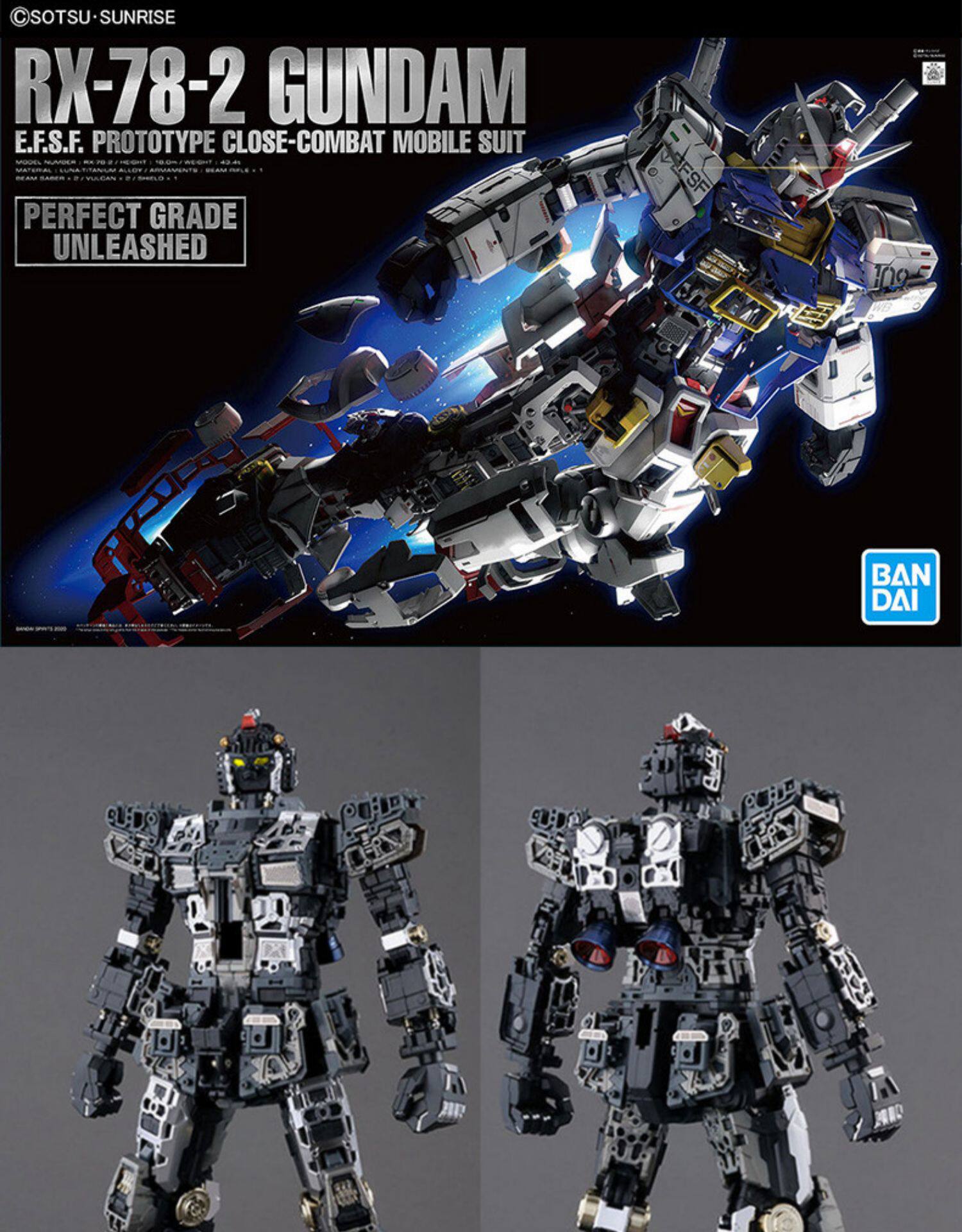 Игрушки из сериалов Gundam 万代 pg 1/60 rx-78-2 rx78 高达元祖 pgu 2.0 unleashed Bandai