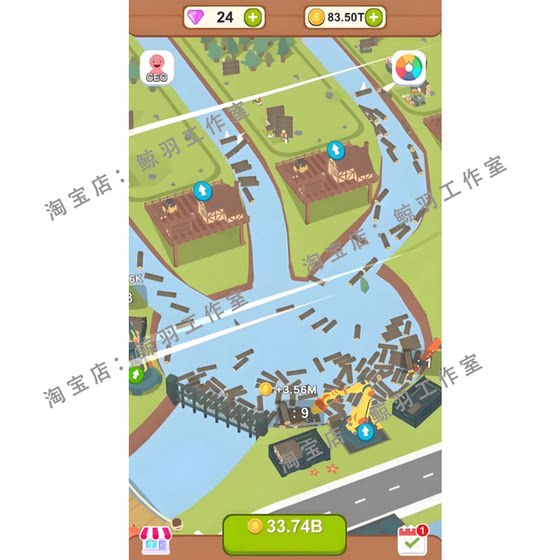Crazy to Build: Chinese Version Without Ads, In-App Purchase Edition, Logging Simulation Management Game for Android and Harmonyos Phones and Tablets