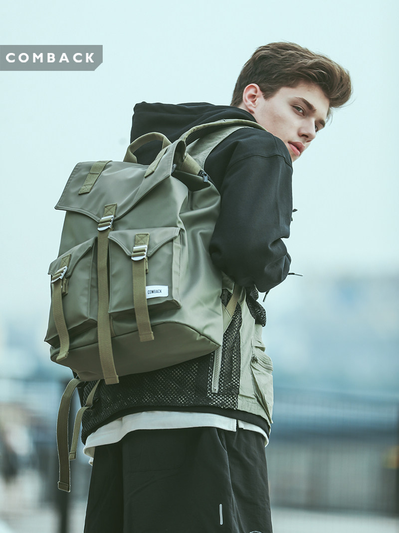 COMBACK Travel Backpack Men Capacity Leisure Travel Men Travel Travel Baggage Large Student Shoulder Bag Female