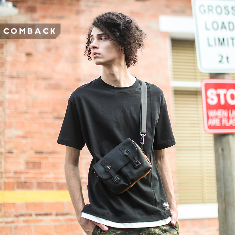 COMBACK light outdoor mobile phone bag quick release buckle travel portable small satchel summer light shopping bag INS bag