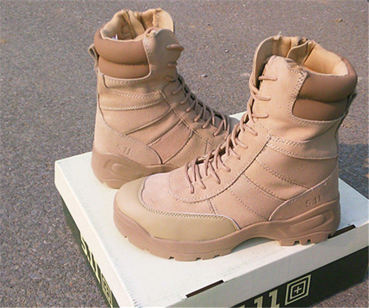 Bottes militaires en cuir - porter - Ref 1397667 Image 10