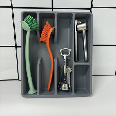Smak tableware plate storage box, home kitchen drawer storage compartment, knife, fork, spoon and chopsticks classification and organization box