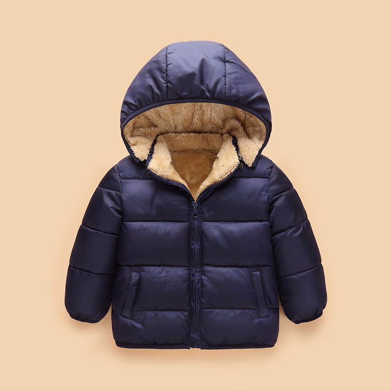Children's down cotton children's clothing 2018 winter new thick cotton coat boys cotton jacket female baby cotton jacket