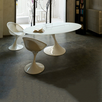 Spot explosion Nordic designer Western restaurant hollow fan shape glass fiber reinforced plastic lounge chair outdoor seat table