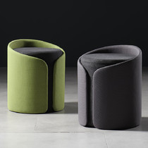 European furniture fabric sofa chair sitting Pier fitting room rest bench Net red nail art pedal stool fashion shoe stool