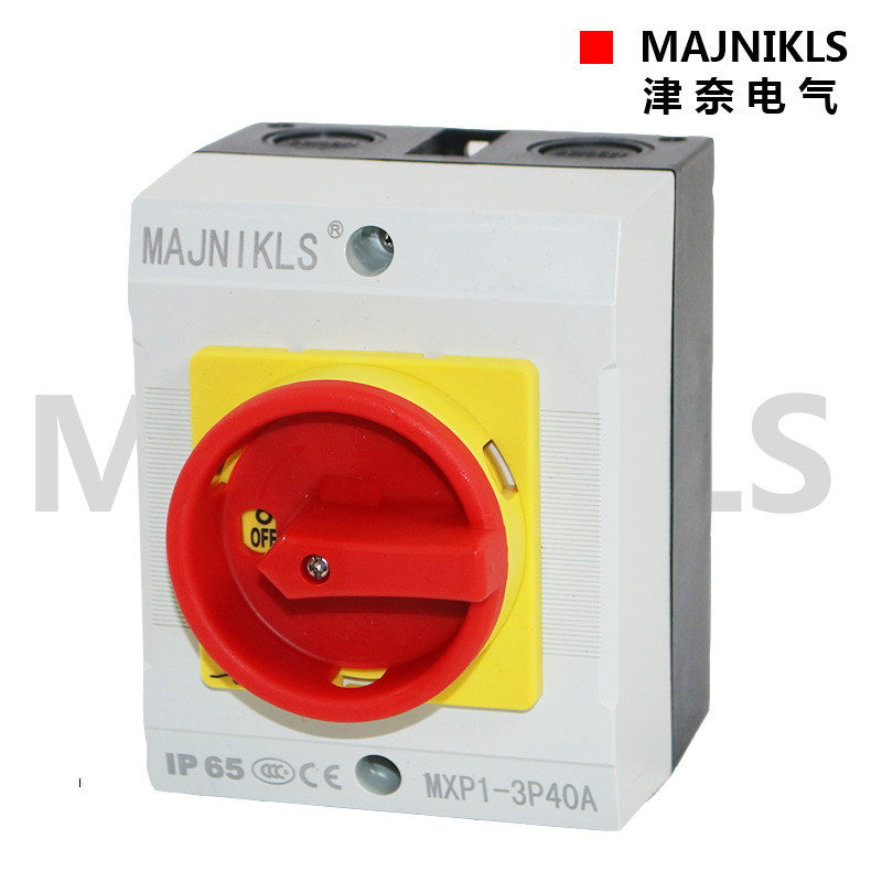 MAIJNIKLS new network trunking outdoor waterproof three-phase power supply MXP1 via break isolation cam switch 3P32A
