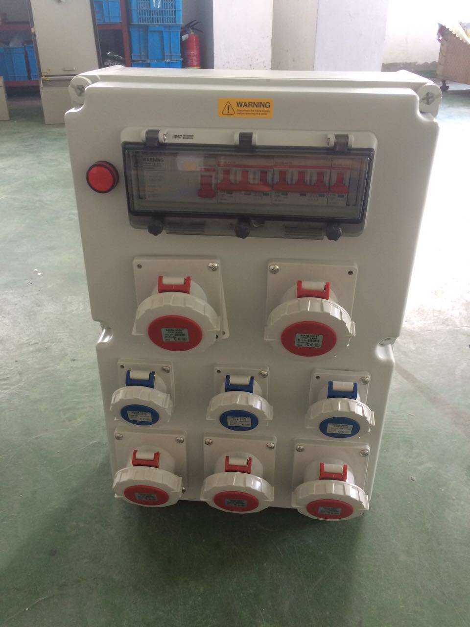 Industrial waterproof combination aviation socket box Multi-function with leakage insurance distribution box Portable mobile power box