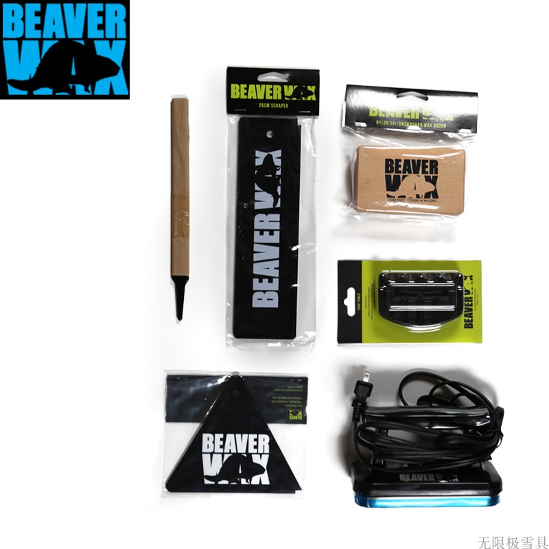 Canada BEAVER WAX original BEAVER shaving wax snowboard lock screwdriver file waxing tool set