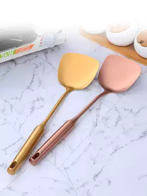 304 stainless steel kitchenware seven-piece set spatula, colander, frying shovel, soup spoon, rice spoon, fish shovel, kitchen cookware supplies