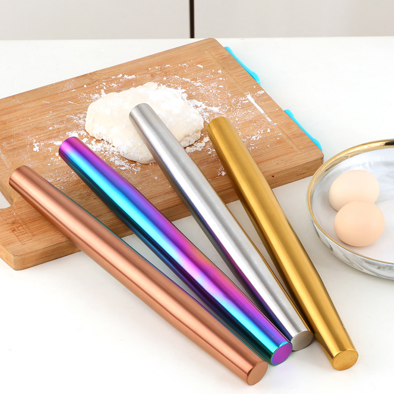 304 stainless steel rod household with stick dumplings fur artifacts dry noodle kitchen baking tool large