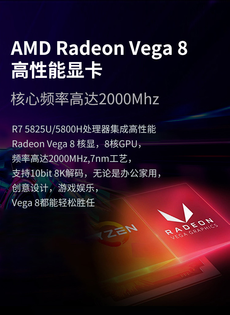 AMD RYZEN R7-5800U мини главная эвм 8 core 5825U офис домой NUC игра mini компьютер позволять система  