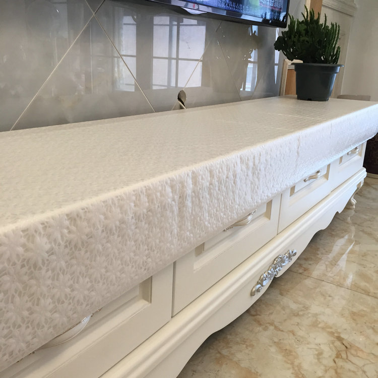 Tùy chỉnh PVC không thấm nước không rỗng TV tủ bàn khăn trải bàn khăn trải bàn vải đầu giường mat tươi loạt - Khăn trải bàn khăn trải bàn caro đỏ