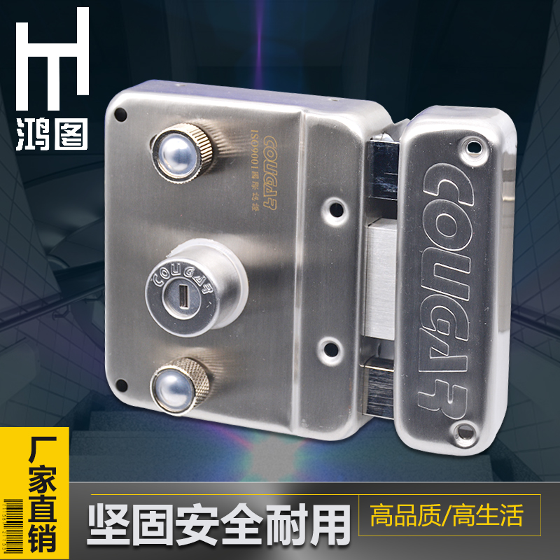 Anderley Door Lock V88 Old Theft Lock Door Lock Large Door Lock 304 Stainless Steel Outfitted Iron Door Lock Wooden Door Superc Grade