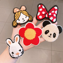 Hairclip female Korean ins side clip back head broken hairclip cute little girl bow bbclip hairpin headgear