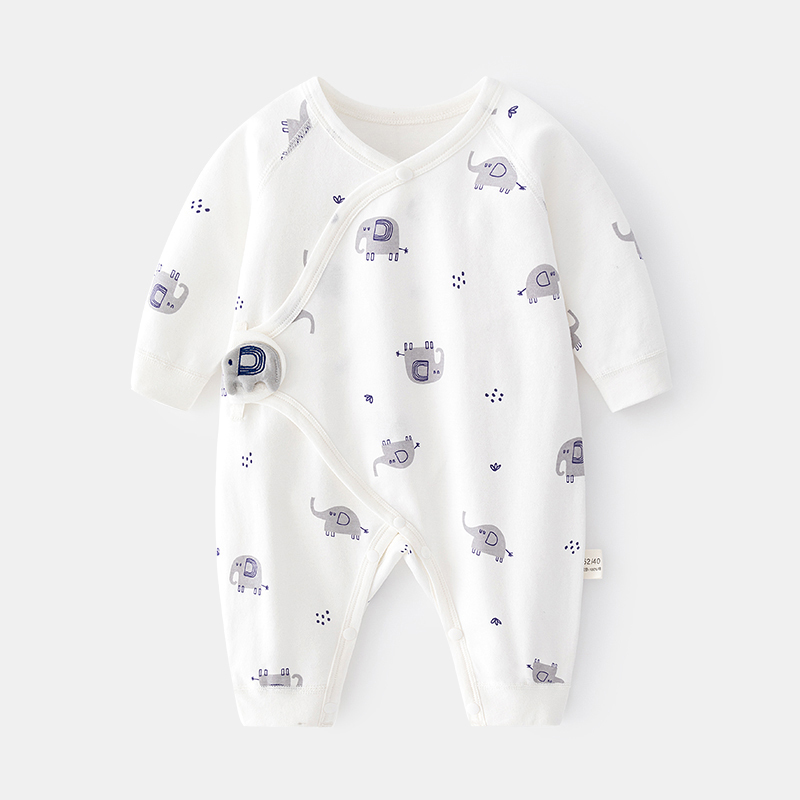 Baby Jumpsuit Spring and Autumn Clothes Summer Wear Pure Cotton Thin Long-Sleeved Newborn Baby Monk Clothes Outing Clothes Baby Jumpsuit Spring and Autumn Clothes Summer Wear Pure Cotton Thin Long-Sleeved Newborn Baby Monk Clothes Outing Clothes