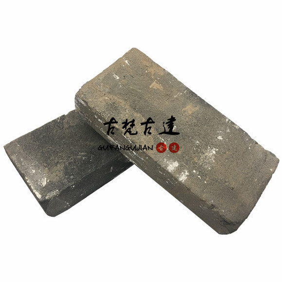 Ancient fan old green brick Large block Chinese antique old brick skin Ancient building courtyard paving strip brick Old green brick slice custom