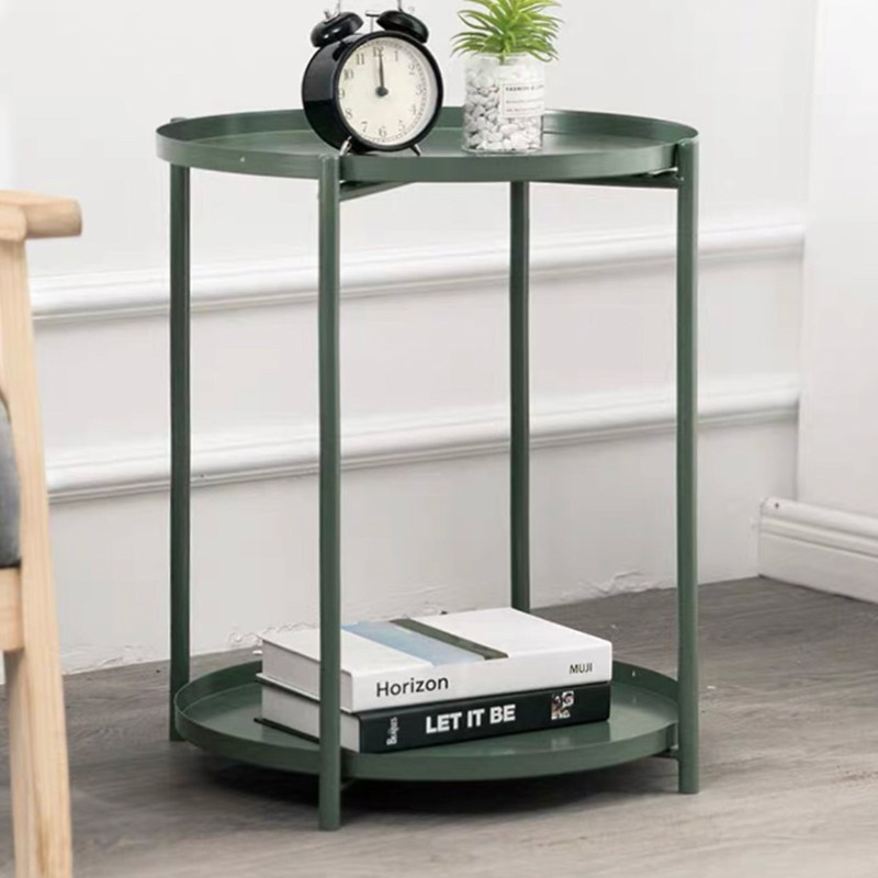 Nordic small tea table small round table living room sofa edge a few brief modern mini bedroom bedside table set corner a few