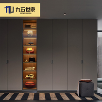 Wardrobe custom cloakroom cabinet custom bunny baby bedroom whole house furniture light luxury simple Shanghai factory