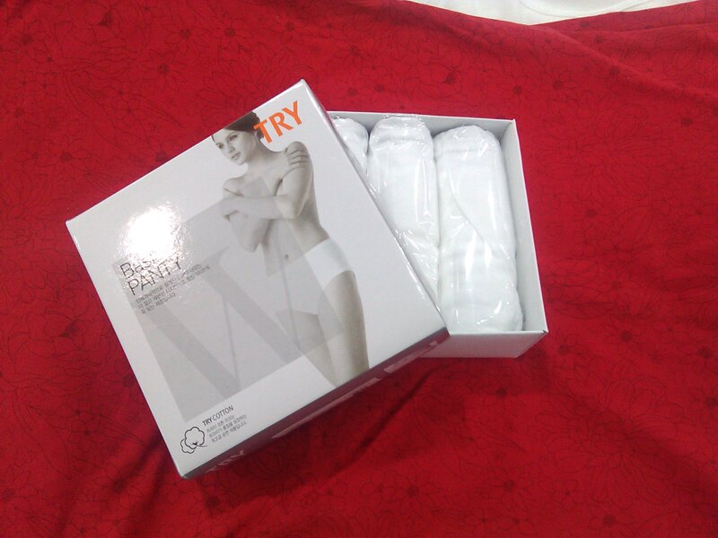 Korean Try Special Cotton Underwear, Comfortable Women's Triangle Briefs, White, Loose and Thin Style, 3-Pack for Young, Middle-Aged and Elderly Women