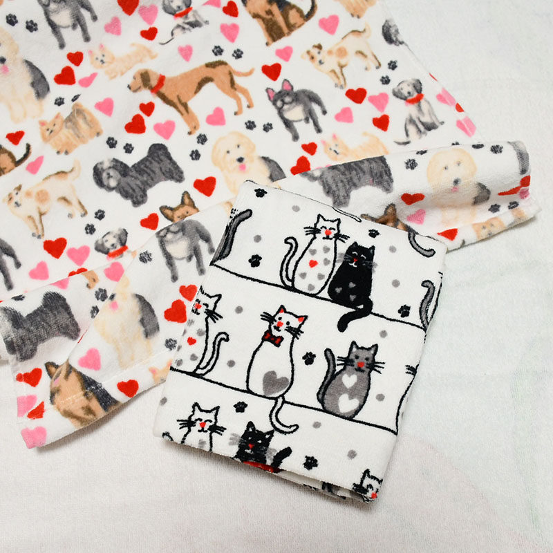 Foreign trade slightly flawless cotton towel cartoon kitten kitten face wash face towel cut soft water absorption thickness