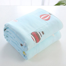 Pure cotton children's quilt ten layers autumn and winter holding quilt single gauze cover blanket double towel quilt kindergarten baby nap blanket