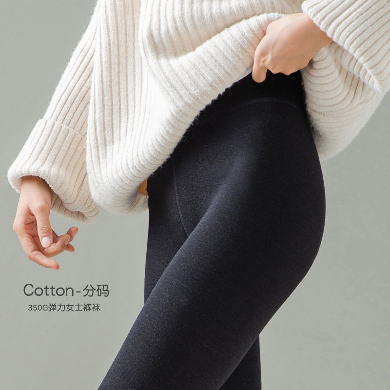 Japanese thickening socks autumn and winter plus loose lady warm plus plus wool bottle 350G cotton 200 pounds wearable