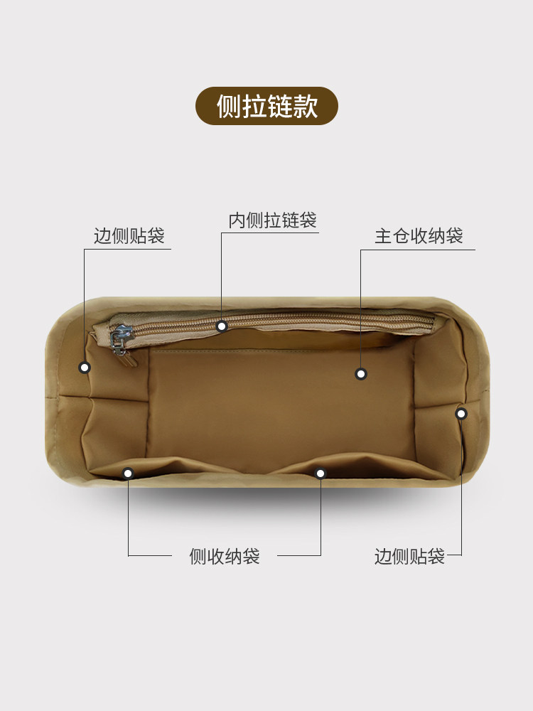 Suitable for 25 New Models of Lv Soho Mini Backpacks, Storage, Lightweight, Lined with Nylon Inner Bag