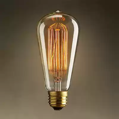 Edison tungsten bulb incandescent light source tungsten wire creative retro industrial wind cafe decorative bulb