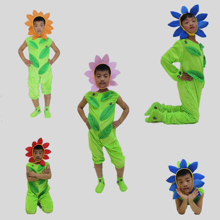 Trang phục Halloween Hoa hướng dương Cỏ hoa anh đào Cây táo Giáng sinh Trang phục biểu diễn Giáng sinh Trang phục Giáng sinh đồ trẻ em