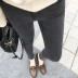 Bà bầu quần jeans xuân hè 2018 mùa xuân Hàn Quốc phiên bản tóc mẹ thủy triều chín điểm nhỏ chân bút chì nâng bụng quần. Phụ nữ mang thai quần / quần bụng