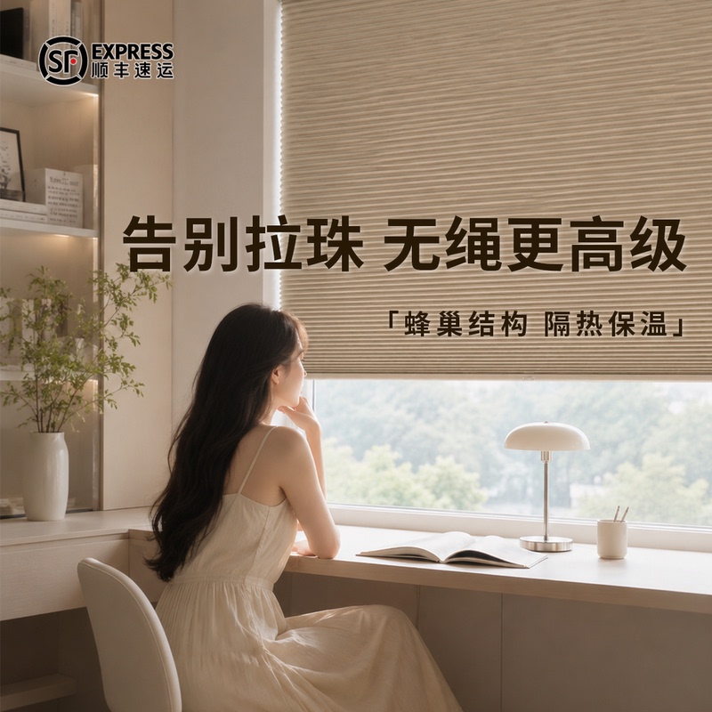 No-String Honeycomb Blinds, No-Drill Full Blackout Blinds for Bedroom, Living Room, Honeycomb Blinds for Bathroom, Accordion Blinds No-String Honeycomb Blinds, No-Drill Full Blackout Blinds for Bedroom, Living Room, Honeycomb Blinds for Bathroom, Accordion Blinds
