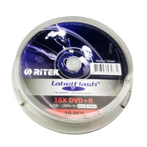 Rhenium RITEK labelflash Flash Sculpture DVD R Blank Disc 10 Sheet Dvd Engraved Disc 4 7g