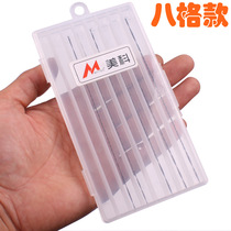 135mm flat long plastic parts box wire saw saw blade storage box