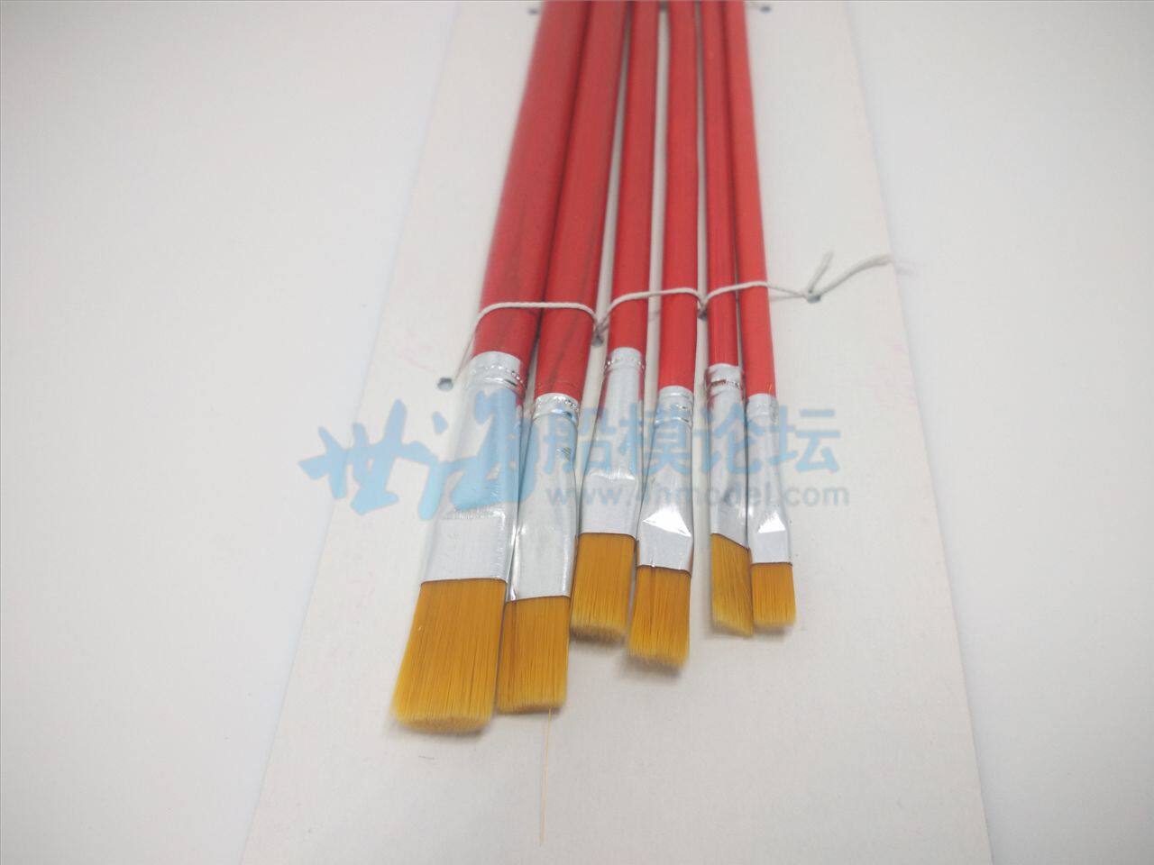 Ordinary rubber pen watercolor pen wooden wax oil and paint brush a set of 6