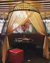 Iron Birdcage decoration extra-large bird cage hot pot restaurant bird cage stand outdoor large large bird cage giant