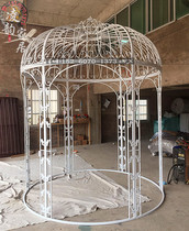 Iron bird cage outdoor park decoration courtyard restaurant bird cage large model landscape sales department balcony leisure seat
