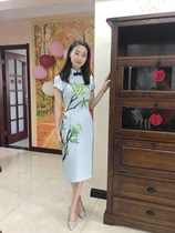 hucouturier Guqiu first-line celebrity designer brand mothers wear wedding mothers dress cheongsam customization