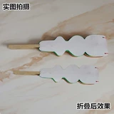 Предмет входного билета, ручная квадратная массива цветочный мяч -Цветный вариант вентиляционного варианта Церемония открытия вентилятора, предмет танцевального танца национальный день