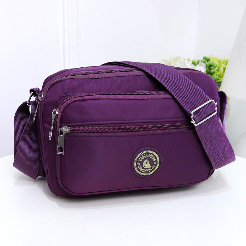 2019 new Korean version women's bag Slanted Satchel Handbag Lady Travel Sport Canvas Mom Single Shoulder Small Cloth Bag