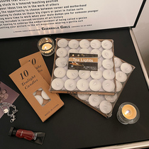 Small candle household smokeless heating tea stove aromatherapy candlelight dinner romantic mood proposal confession atmosphere sense