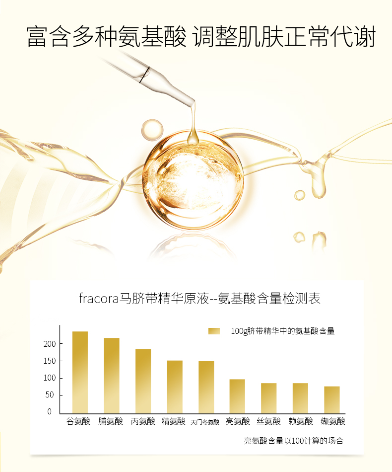 Dung dịch rốn ngựa Fracora Huyết thanh làm săn chắc lỗ chân lông serum vàng 24k của hàn quốc