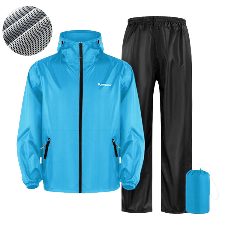 Heavy Rain-Proof Golf Fashion Raincoat Set for Men and Women, Golf Outdoor Sports Top, Breathable and Lightweight Raincoat and Rain Pants