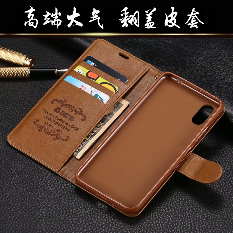 XS Apple Xr Protective Case Iphonexr Mobile Phone Case Apple XS Max Anti-Fall Foldable Full-Cover Flip Leather Case