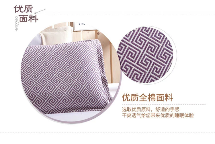 Zx cotton 6 lớp gạc gối khăn cố định chống rụng cho người lớn dày cotton gối khăn mùa đông