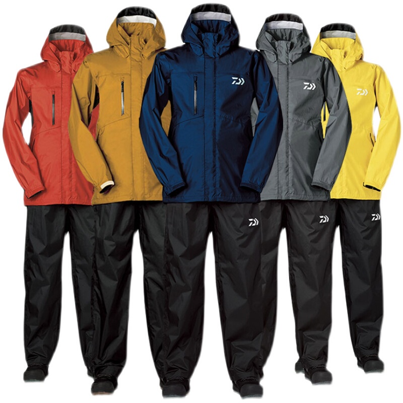Dawa 2026 New Fishing Suit 3822 Four-Season Thin Raincoat Waterproof Jacket Set for Outdoor Lure Fishing and Rock Fishing