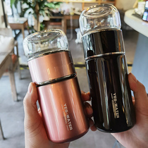 Insulation Cup Female Tea Water Separation Portable Water Cup Men Upmarket Tea Cup Creativity Brief Personality Trend Business Cup