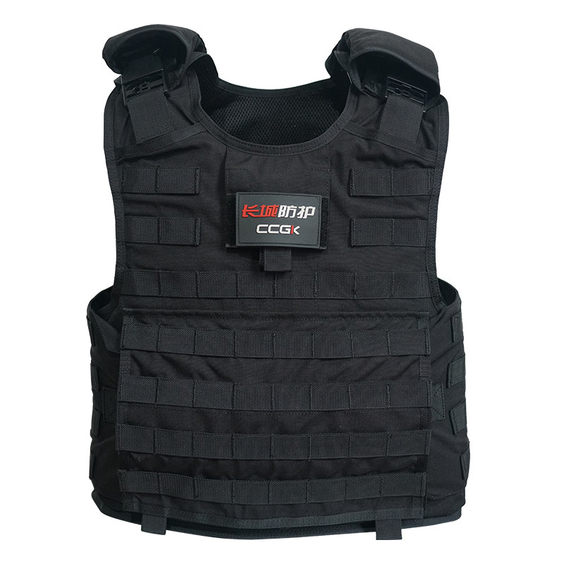 Great Wall Protection Multifunction PE Tertiary Black Tactical Adjustable Mlle Vest