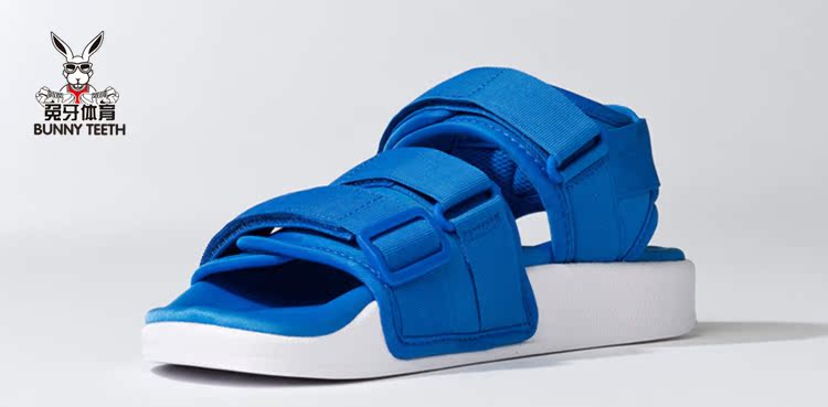 Adidas clover ADILETTE bãi biển Velcro dép thể thao S75380 S75381 S75382 dép quai hậu